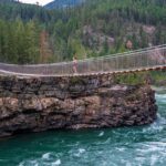 Discover the Joy of a Hiking Vacation in Montana: 6 Scenic Trails Near Trout Creek 3 kootenai falls swinging bridge kootenai falls suspension bridge kootenai falls 3 e1737202606342
