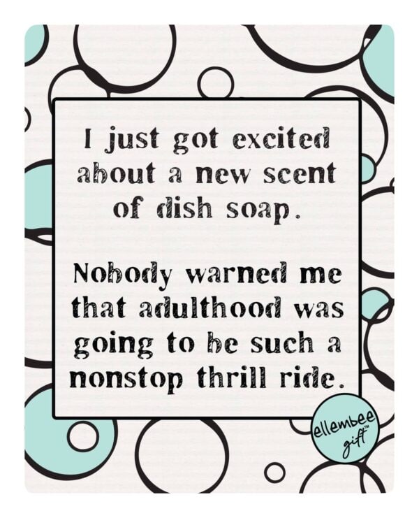 Excited about a new scent of soap funny Swedish dish cloths