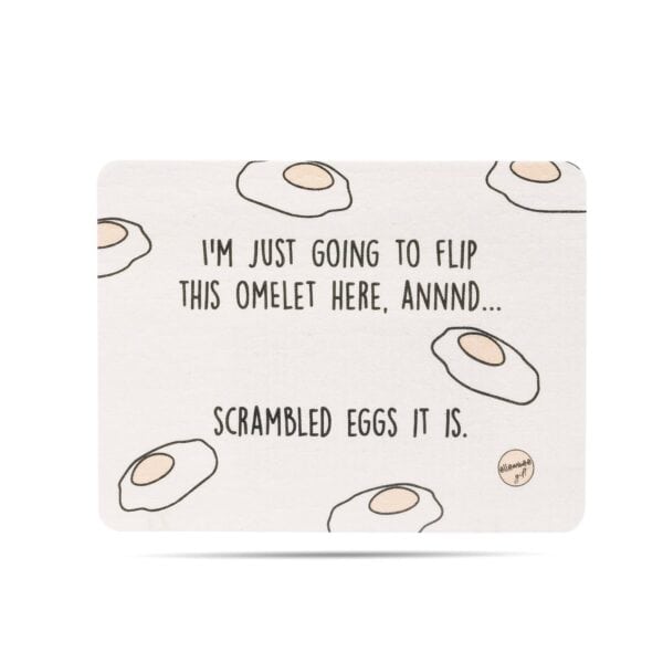 Flip this omelet | scrambled eggs | Swedish dish cloths