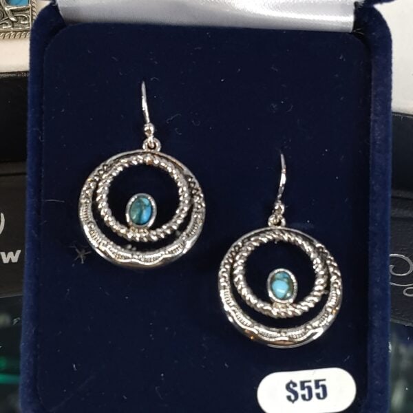 Montana Silversmiths Western Lifestyle Turquoise Drop/Dangle Earrings