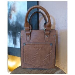 Wrangler Ladies North South Mini Brown Tote Crossbody Bag WG270-8119BR