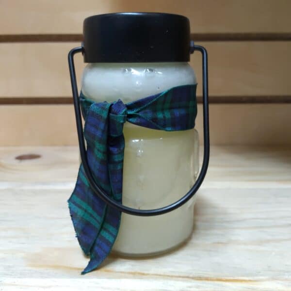 A Cheerful Giver Holly Tree Snowman Jar Candle for Christmas Decor Holiday Candles - Christmas Candles for Home - Scented Candles