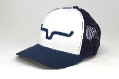 Kimes Ranch Weekly Trucker Snapback 6-Panel Hat (Reverse Navy)